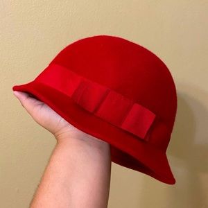 Red Felt Hat